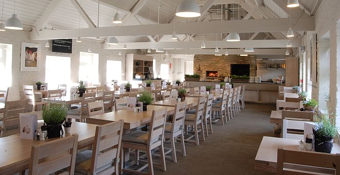 The farmshop cafe.